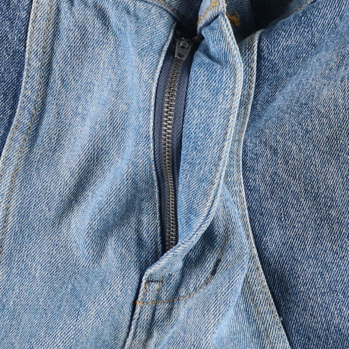 We The Free Cut-off Patchwork Bootcut Denim Pants, Women's XL (equivalent to W32) cotton blue type Vintage Second Hand