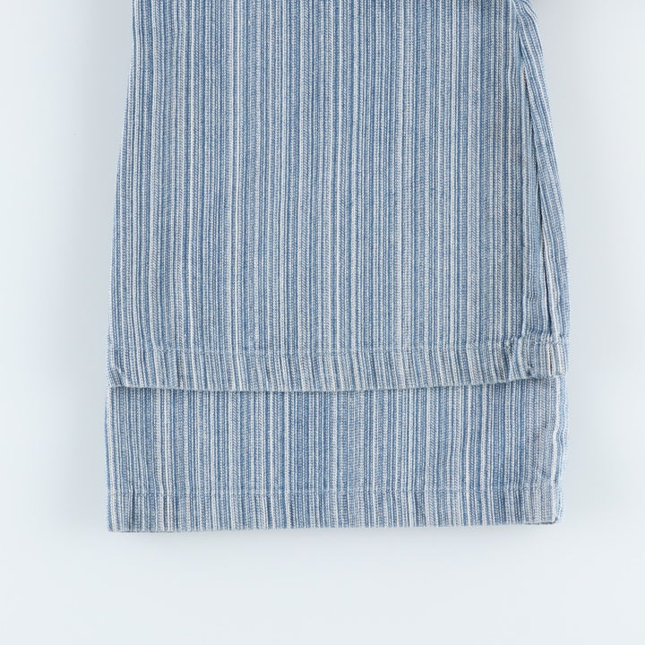 Emory Park Stripe Pattern Flare Cut Denim Pants, Women's XL (equivalent to W32) cotton blue type Vintage Second Hand