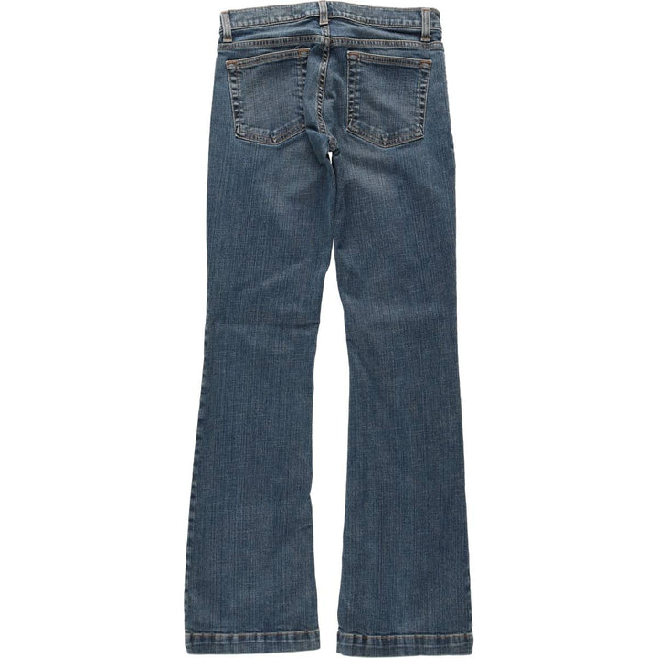 2000'S GAP LONG AND LERN flared denim pants, made in the USA, women's size L (equivalent to W30). cotton blue type Vintage Second Hand