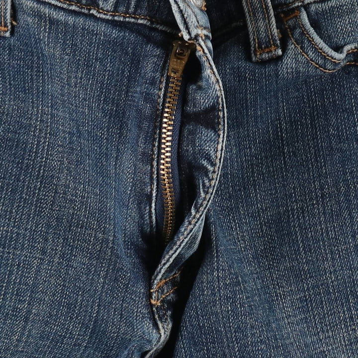 2000'S GAP LONG AND LERN flared denim pants, made in the USA, women's size L (equivalent to W30). cotton blue type Vintage Second Hand