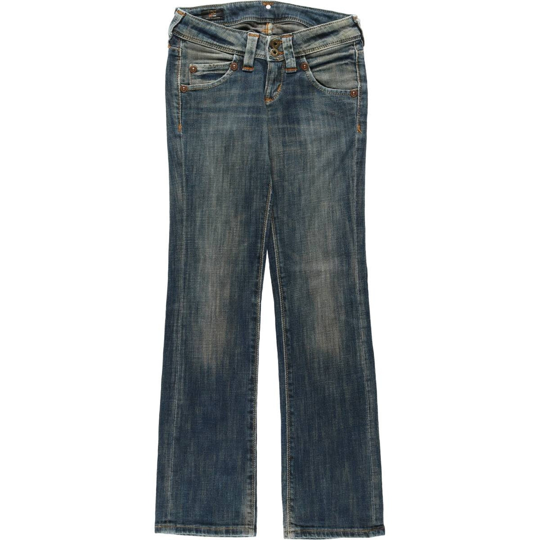 Lee X-line Flare Cut Denim Pants, Women's Size L (equivalent to W30) unclear blue type Vintage Second Hand
