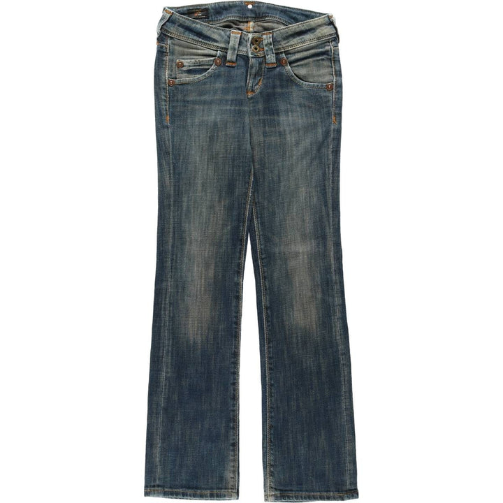 Lee X-line Flare Cut Denim Pants, Women's Size L (equivalent to W30) unclear blue type Vintage Second Hand