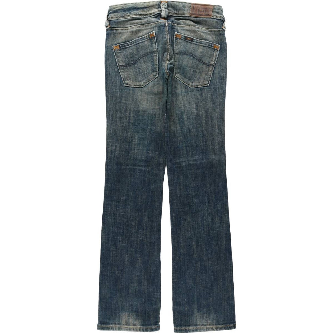 Lee X-line Flare Cut Denim Pants, Women's Size L (equivalent to W30) unclear blue type Vintage Second Hand