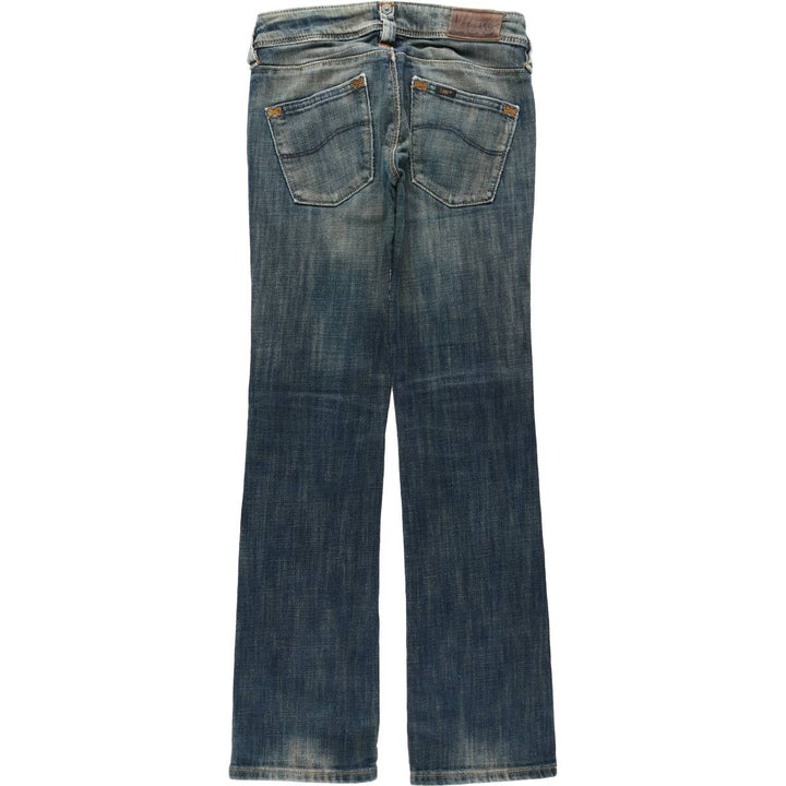 Lee X-line Flare Cut Denim Pants, Women's Size L (equivalent to W30) unclear blue type Vintage Second Hand