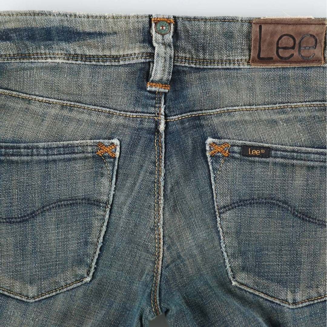 Lee X-line Flare Cut Denim Pants, Women's Size L (equivalent to W30) unclear blue type Vintage Second Hand