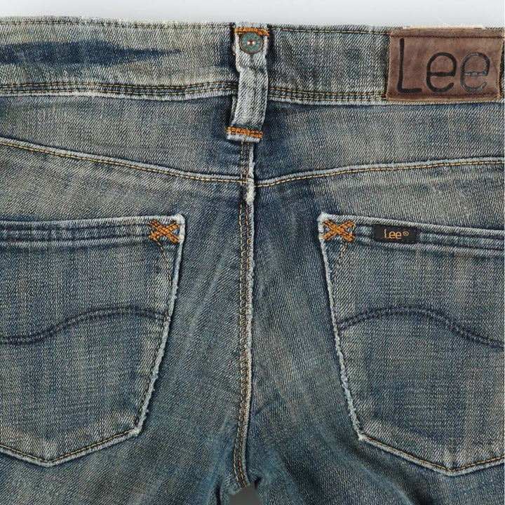 Lee X-line Flare Cut Denim Pants, Women's Size L (equivalent to W30) unclear blue type Vintage Second Hand