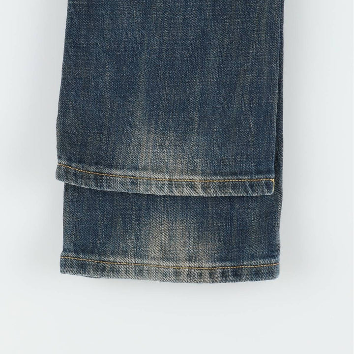 Lee X-line Flare Cut Denim Pants, Women's Size L (equivalent to W30) unclear blue type Vintage Second Hand