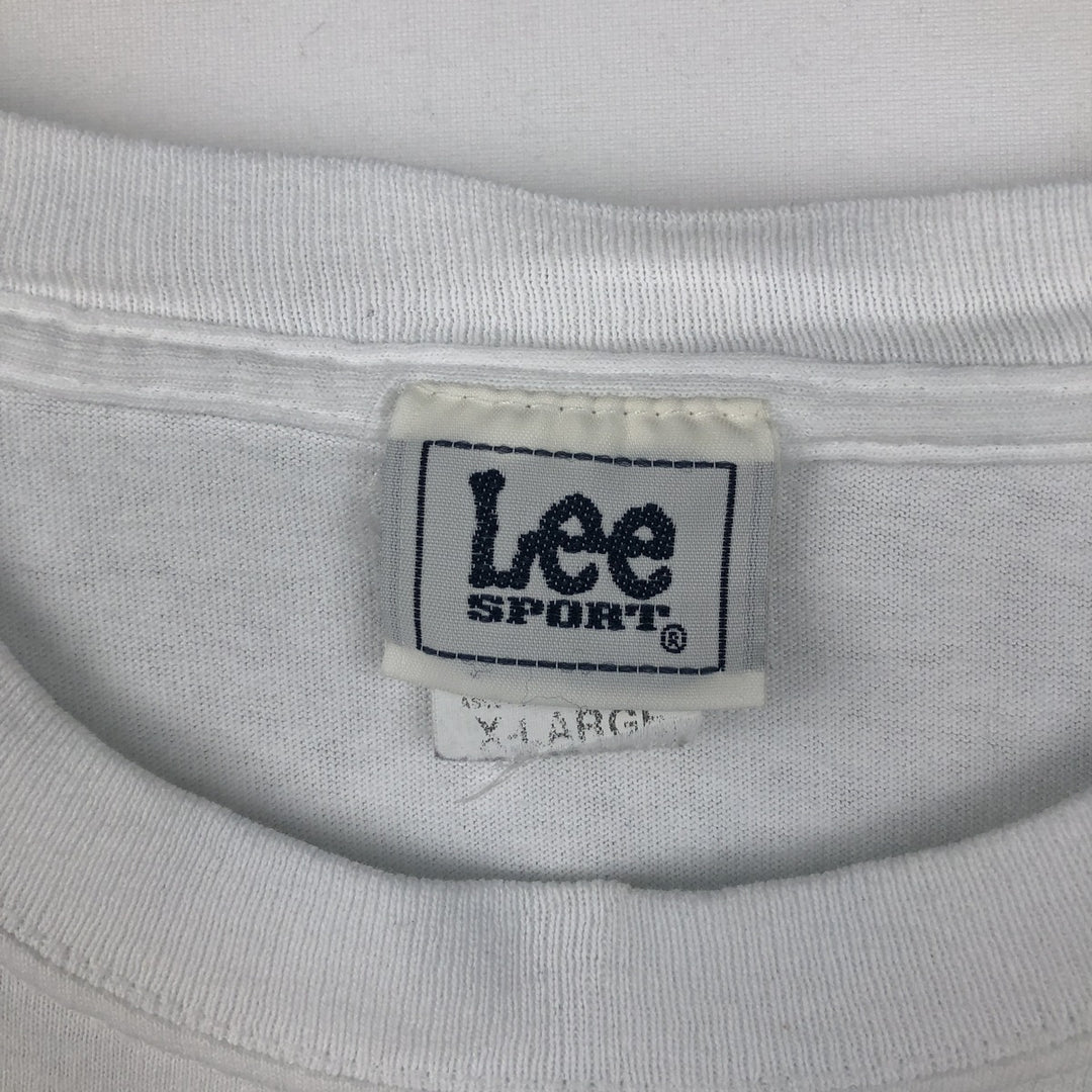 Lee SPORT MLB LOS ANGELES DODGERS Sports Print T-Shirt, Men's Size XL (approx.) cotton white type Vintage Second Hand