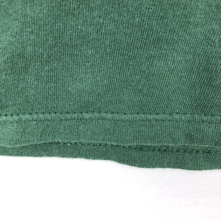 90'S Starter NFL Green Bay Packers Large Print Logo T-Shirt, Made in USA, Men's XL equivalent, Vintage cotton Green type dark green Vintage Second Hand