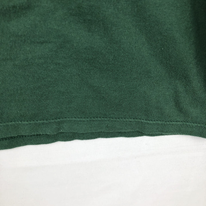 90'S Starter NFL Green Bay Packers Large Print Logo T-Shirt, Made in USA, Men's XL equivalent, Vintage cotton Green type dark green Vintage Second Hand