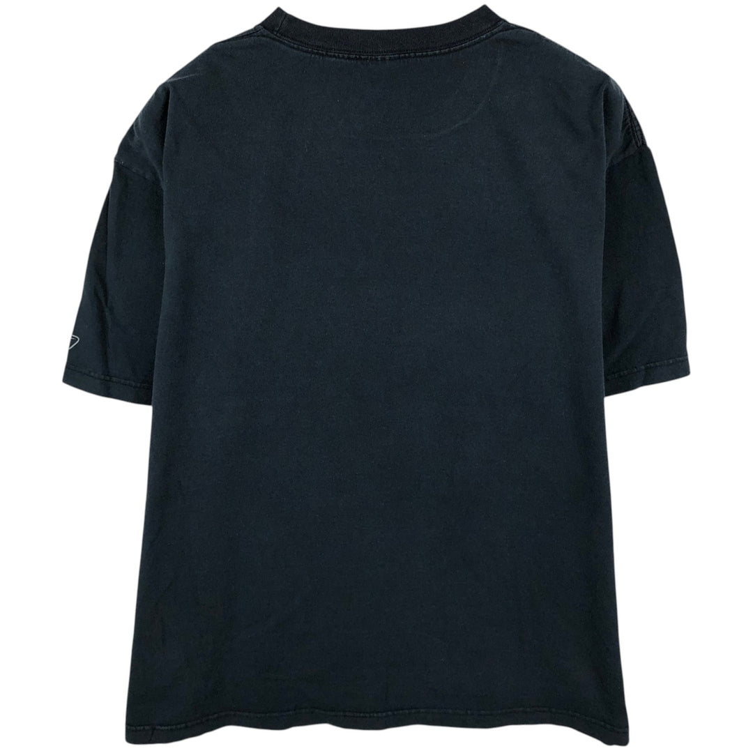 Reebok NFL Las Vegas Raiders logo print T-shirt, men's size XL (approx.) unclear black type Vintage Second Hand