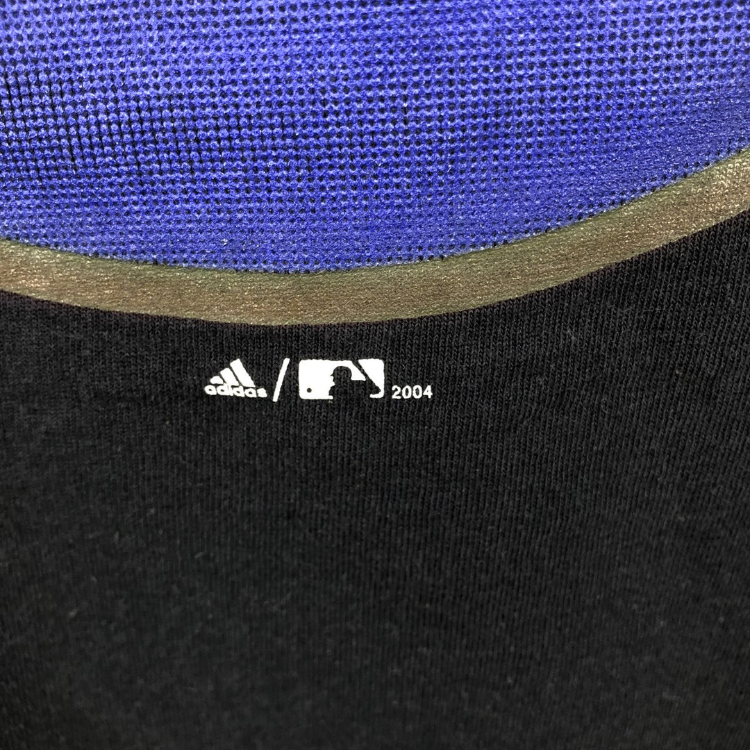 2000'S Adidas MLB Arizona Diamondbacks Logo Print T-Shirt (Men's Size L) cotton black type Vintage Second Hand