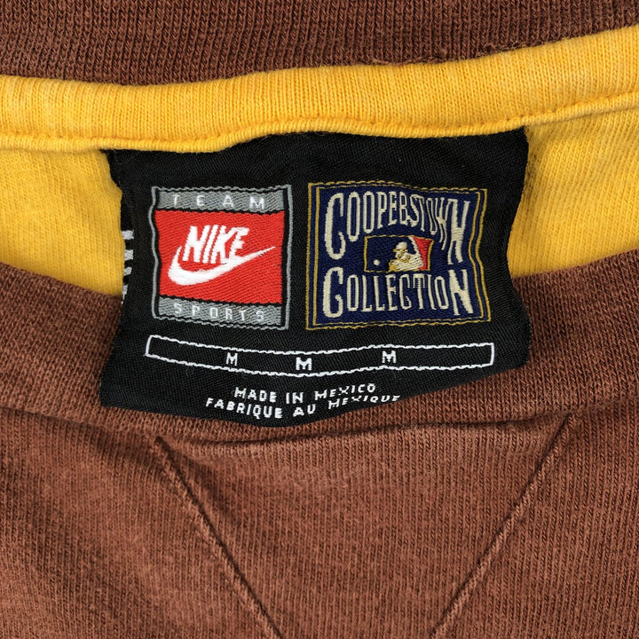 2000'S Nike Team Sports MLB San Diego Padres sports t-shirt, men's size M (approx.) cotton brown type Vintage Second Hand