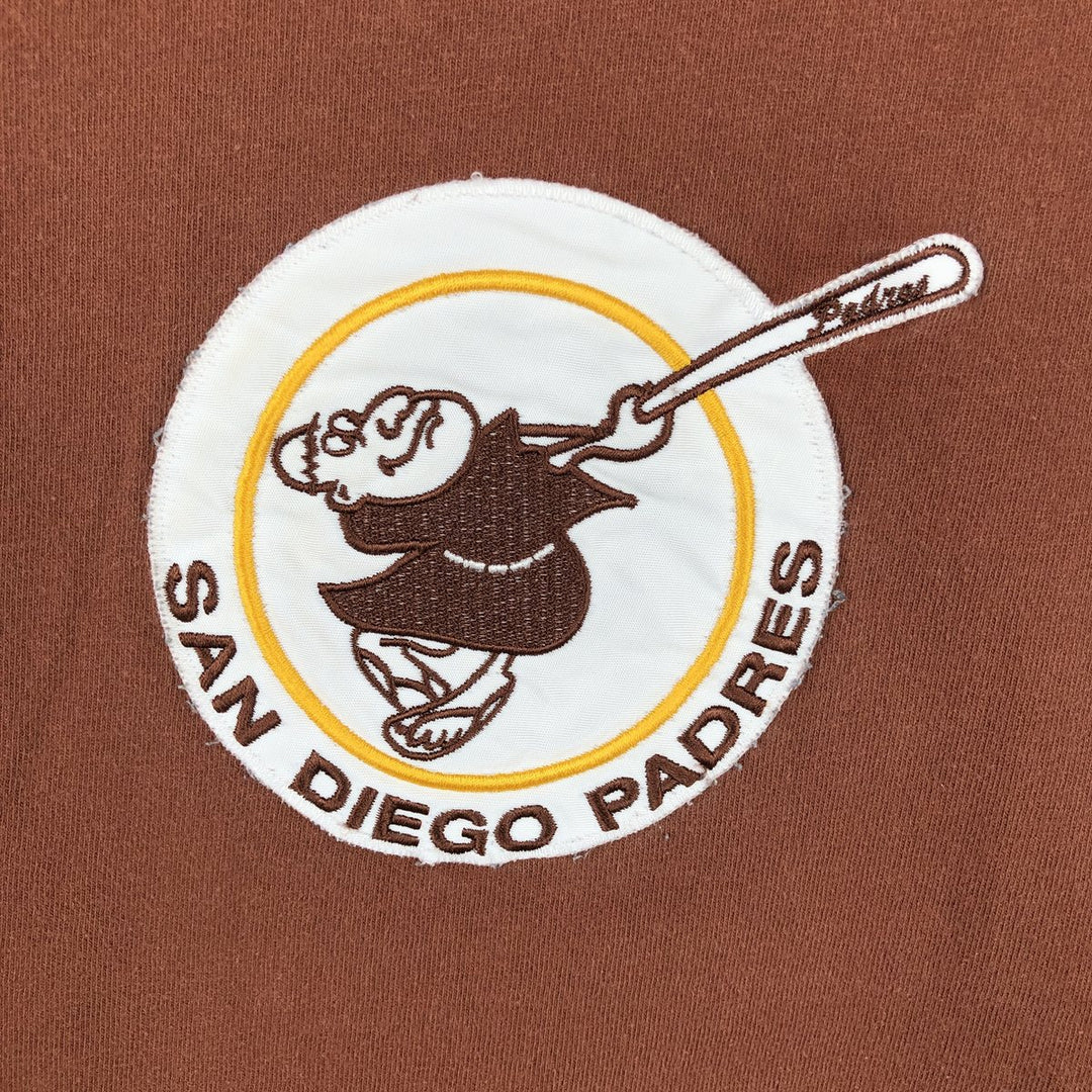 2000'S Nike Team Sports MLB San Diego Padres sports t-shirt, men's size M (approx.) cotton brown type Vintage Second Hand