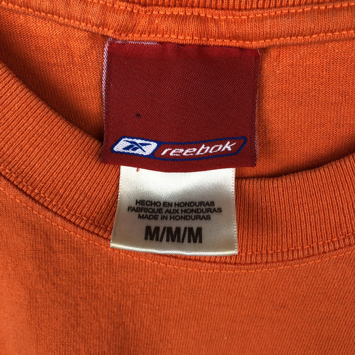 2000'S Reebok NFL Chicago Bears Logo Print T-Shirt (Men's Size M) cotton orange type Vintage Second Hand