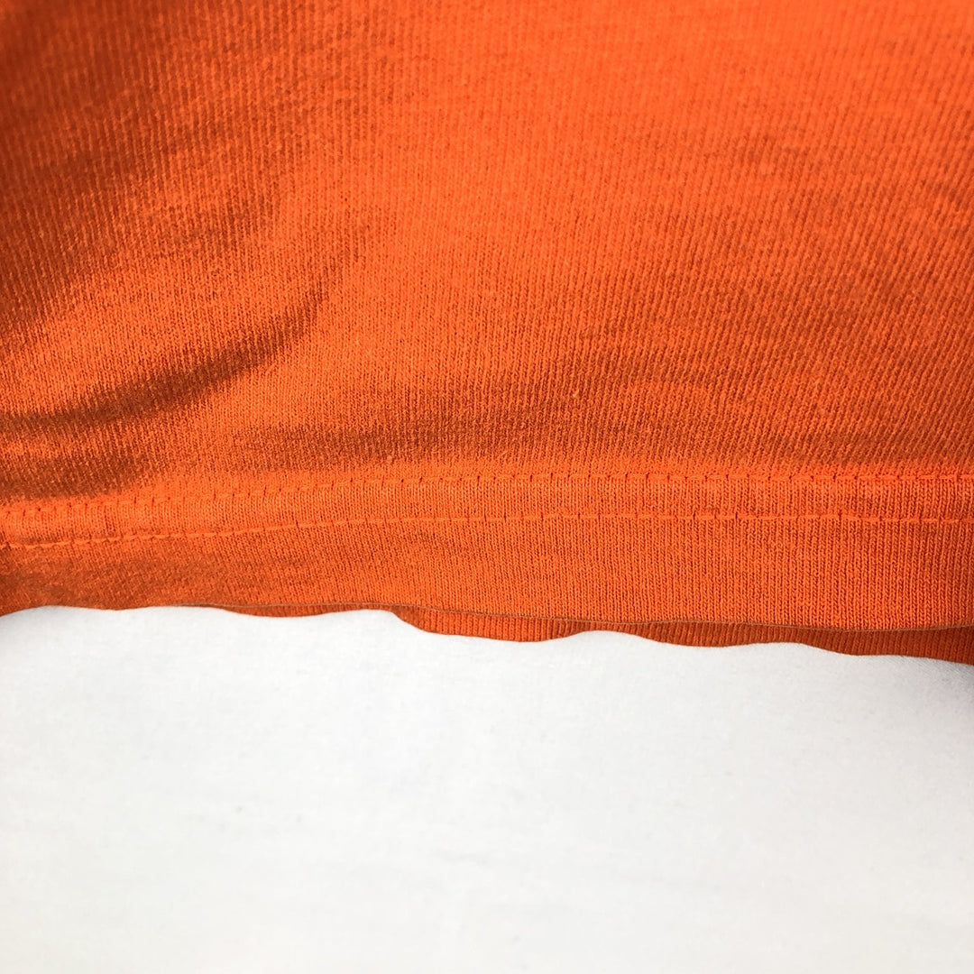 2000'S Reebok NFL Chicago Bears Logo Print T-Shirt (Men's Size M) cotton orange type Vintage Second Hand