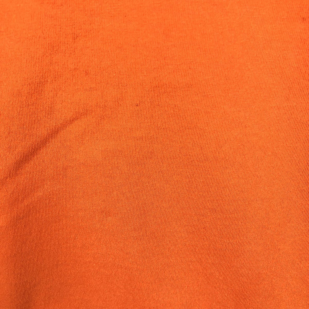2000'S Reebok NFL Chicago Bears Logo Print T-Shirt (Men's Size M) cotton orange type Vintage Second Hand