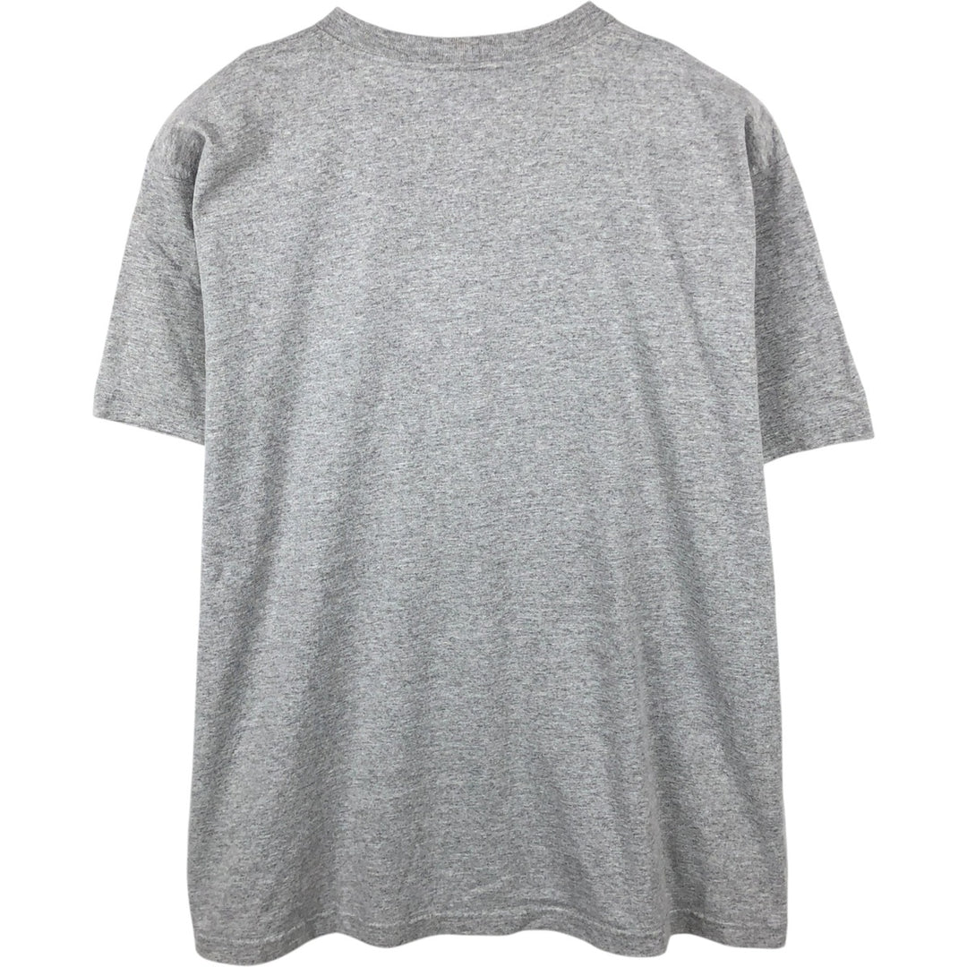 Reebok sports print t-shirt, men's size XL. cotton gray type Vintage Second Hand