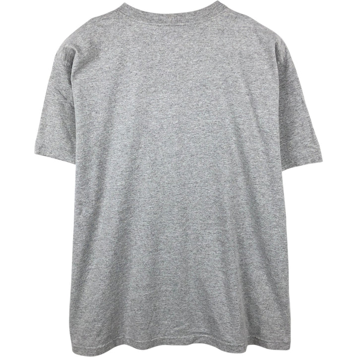 Reebok sports print t-shirt, men's size XL. cotton gray type Vintage Second Hand