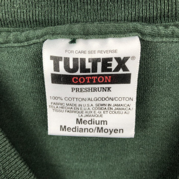90'S TULTEX NFL GREEN BAY PACKERS Logo Print T-Shirt, Men's Size M (approx.), Vintage cotton Green type dark green Vintage Second Hand