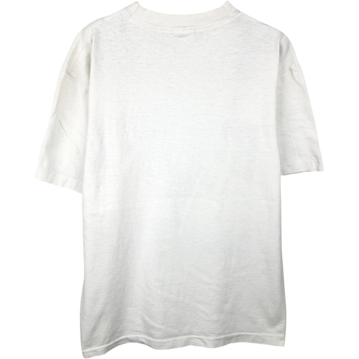 90'S Fruit of the Loom GOLDEN GLOVES Print T-Shirt, Made in USA, Men's Size L (Equivalent), Vintage cotton white type Vintage Second Hand