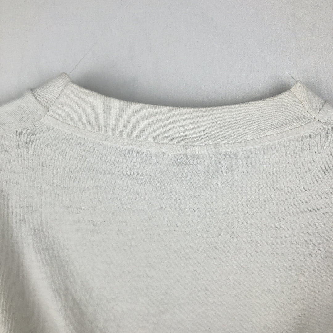90'S Fruit of the Loom GOLDEN GLOVES Print T-Shirt, Made in USA, Men's Size L (Equivalent), Vintage cotton white type Vintage Second Hand