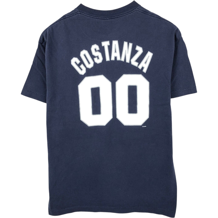 90'S Majestic MLB New York Yankees Sports Print T-Shirt, Made in USA, Men's XL equivalent, Vintage cotton navy blue type Vintage Second Hand