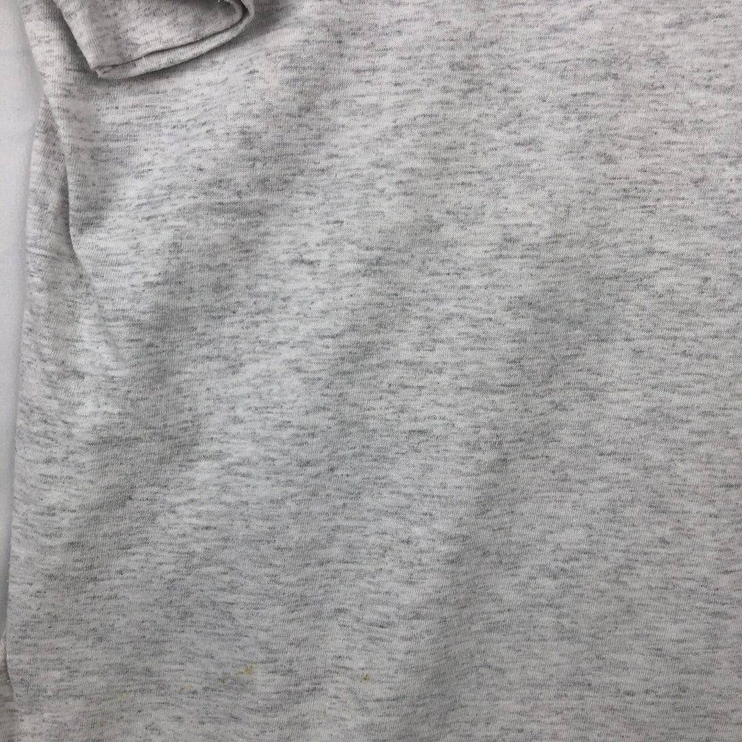 90'S TSI Floral College T-Shirt, Made in USA, Men's Size M (Equivalent), Vintage unclear gray type Vintage Second Hand
