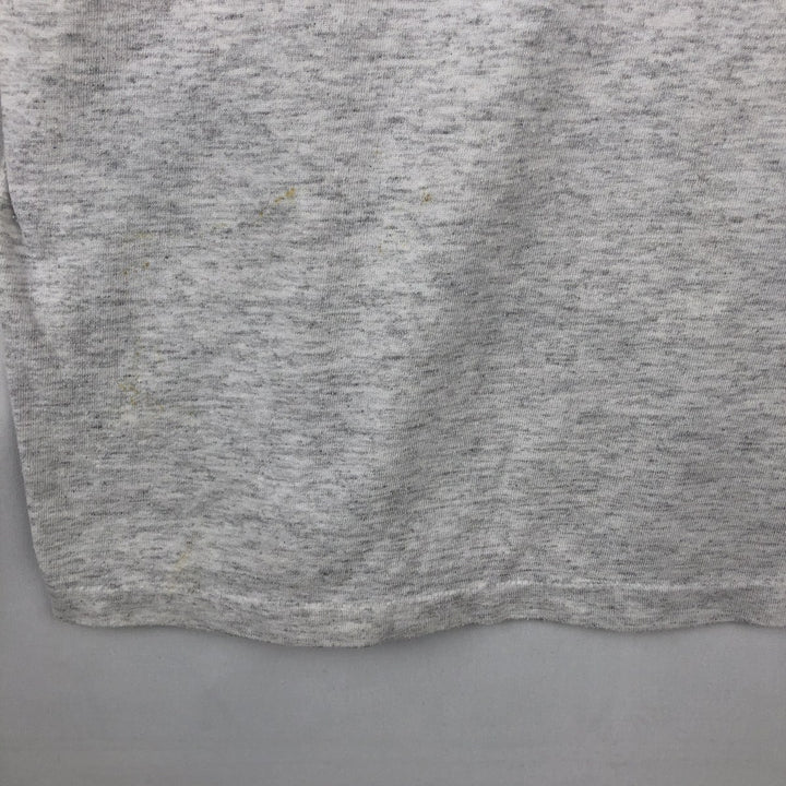 90'S TSI Floral College T-Shirt, Made in USA, Men's Size M (Equivalent), Vintage unclear gray type Vintage Second Hand