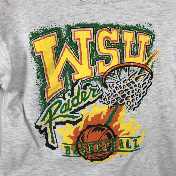 90'S Nike Silver Tag College T-Shirt, Made in USA, Men's Size S (Equivalent), Vintage cotton gray type Vintage Second Hand
