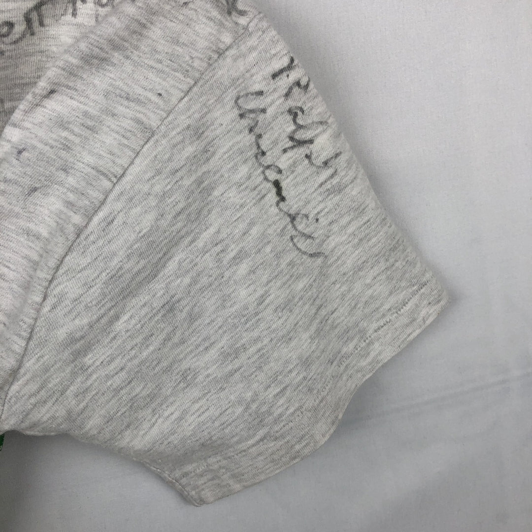 90'S Nike Silver Tag College T-Shirt, Made in USA, Men's Size S (Equivalent), Vintage cotton gray type Vintage Second Hand