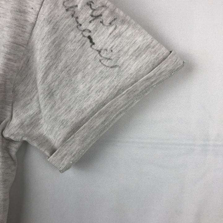 90'S Nike Silver Tag College T-Shirt, Made in USA, Men's Size S (Equivalent), Vintage cotton gray type Vintage Second Hand