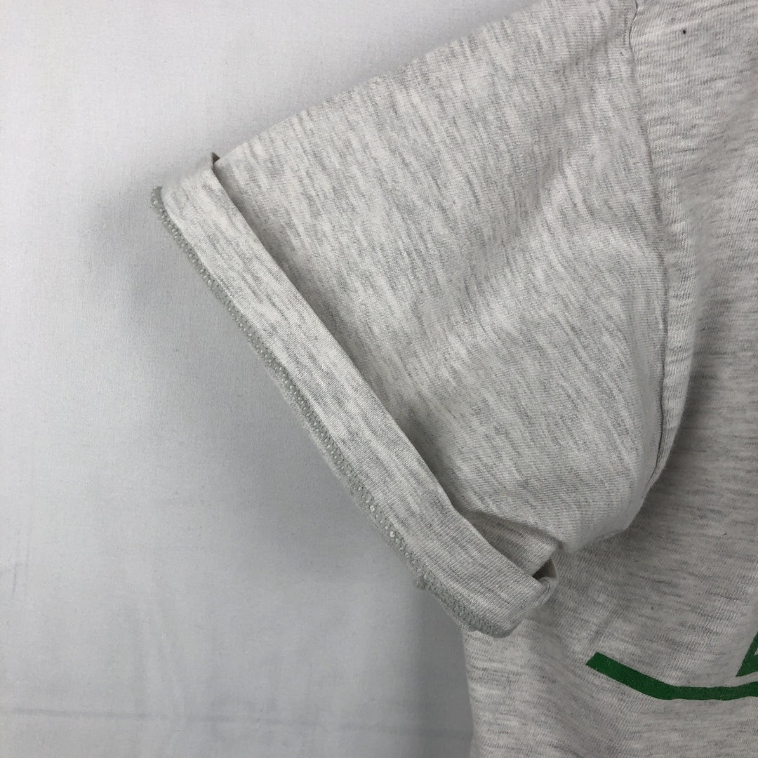 90'S Nike Silver Tag College T-Shirt, Made in USA, Men's Size S (Equivalent), Vintage cotton gray type Vintage Second Hand