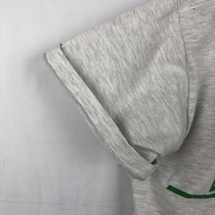 90'S Nike Silver Tag College T-Shirt, Made in USA, Men's Size S (Equivalent), Vintage cotton gray type Vintage Second Hand