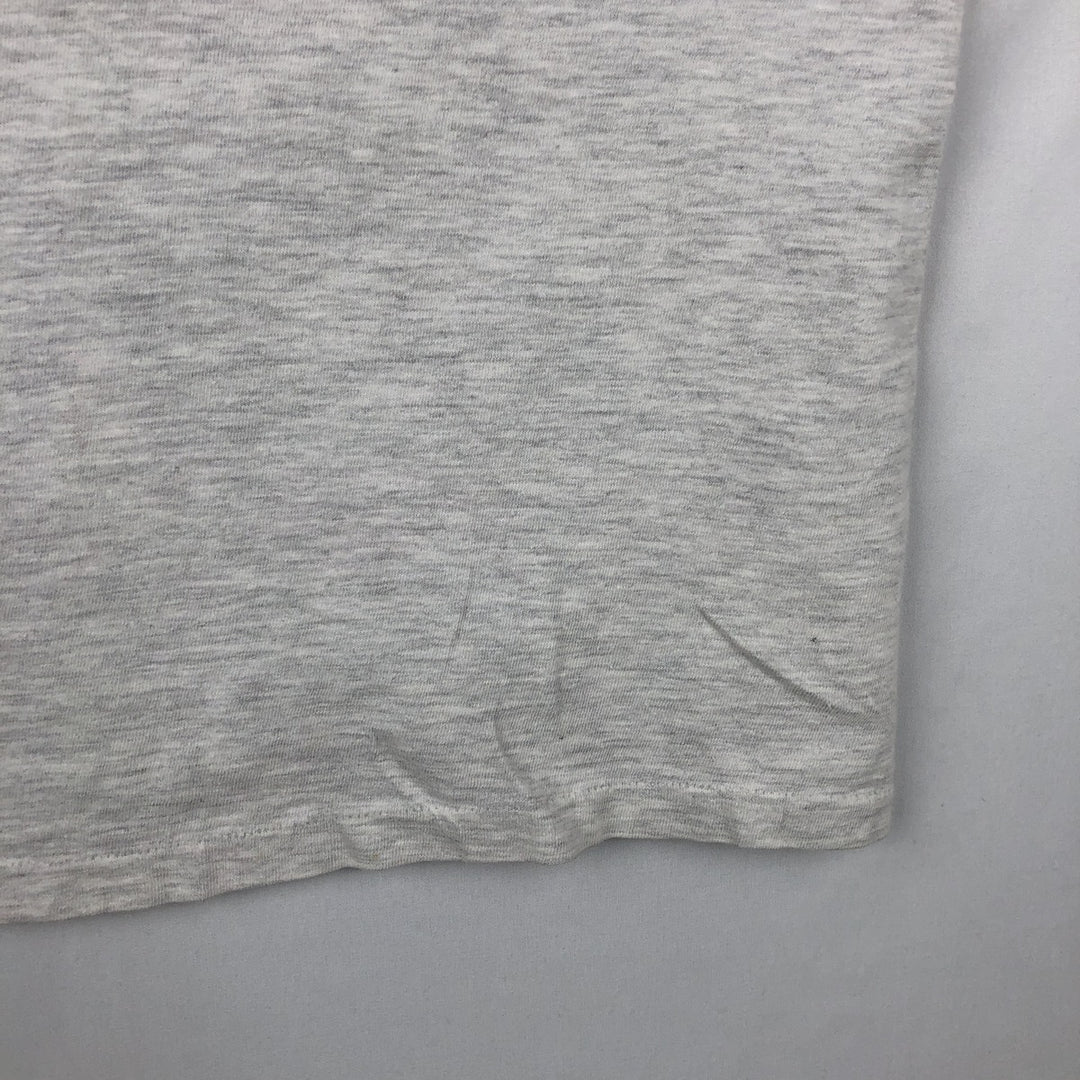 90'S Nike Silver Tag College T-Shirt, Made in USA, Men's Size S (Equivalent), Vintage cotton gray type Vintage Second Hand