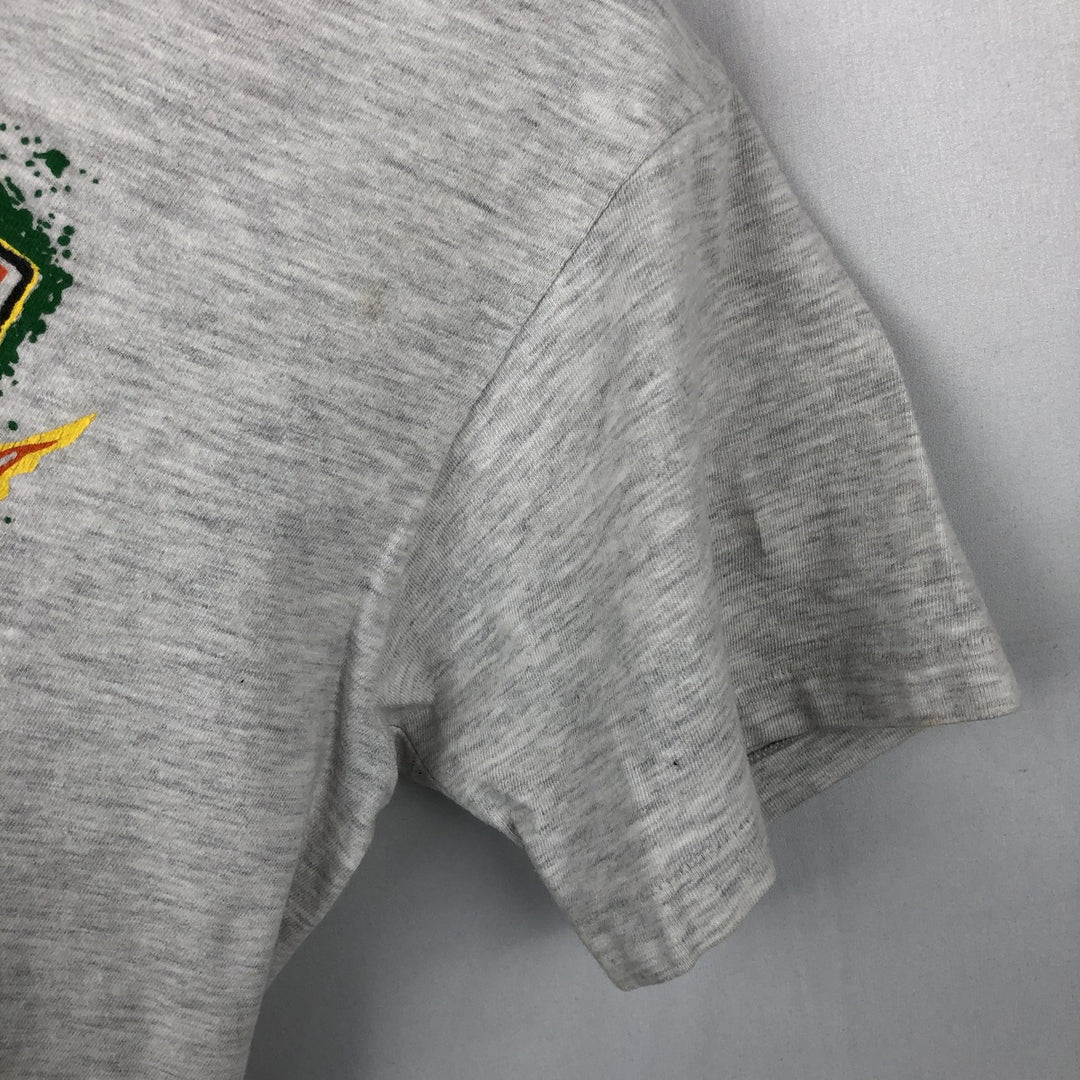 90'S Nike Silver Tag College T-Shirt, Made in USA, Men's Size S (Equivalent), Vintage cotton gray type Vintage Second Hand