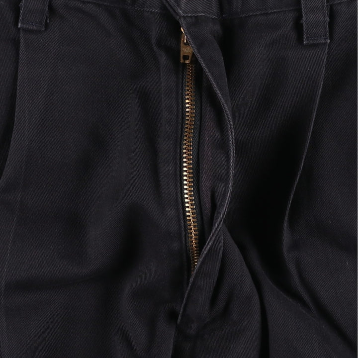 2000'S Dockers Classic Fit Two-Pleat Chino Pants, Men's Size W32 (approx.) cotton black type Vintage Second Hand