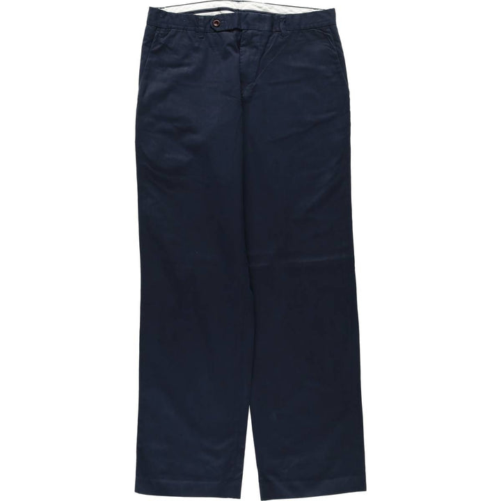 Ralph Lauren POLO by Ralph Lauren Chino Pants Men's W32 equivalent silk navy blue type Vintage Second Hand
