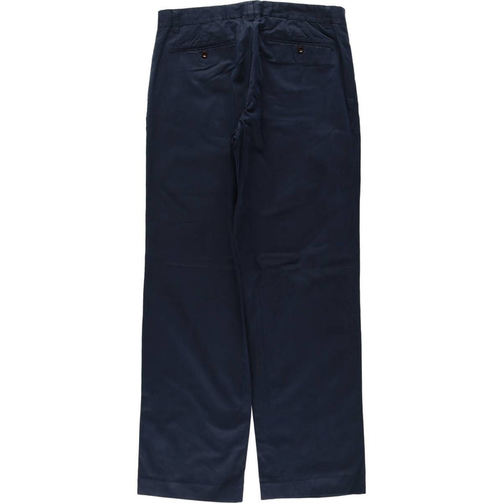 Ralph Lauren POLO by Ralph Lauren Chino Pants Men's W32 equivalent silk navy blue type Vintage Second Hand