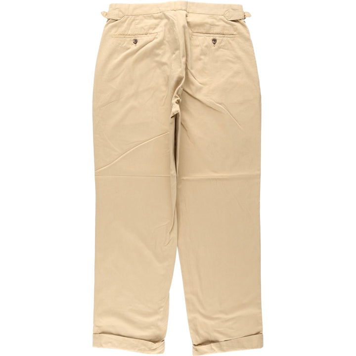 Ralph Lauren POLO GOLF Chino Pants, Men's Size W33 (approx.) cotton Beige type Vintage Second Hand