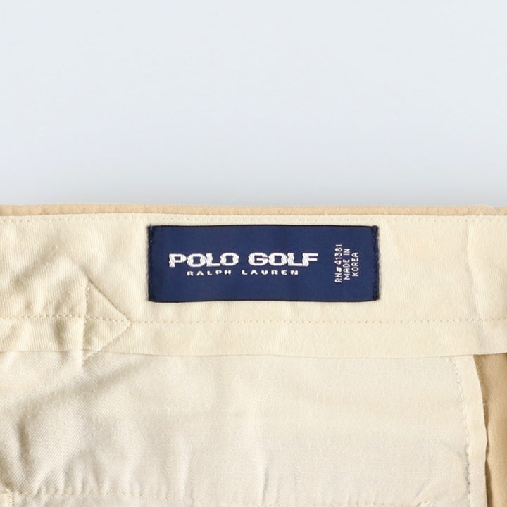 Ralph Lauren POLO GOLF Chino Pants, Men's Size W33 (approx.) cotton Beige type Vintage Second Hand