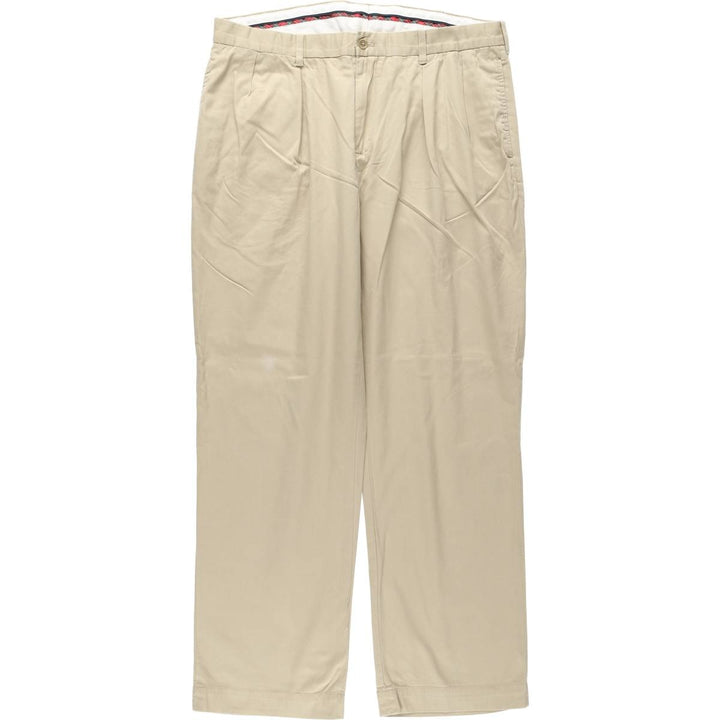 Ralph Lauren POLO GOLF Fairway Fit Pants, two-pleat chino pants, men's size W37 (approx.) cotton Beige type Vintage Second Hand