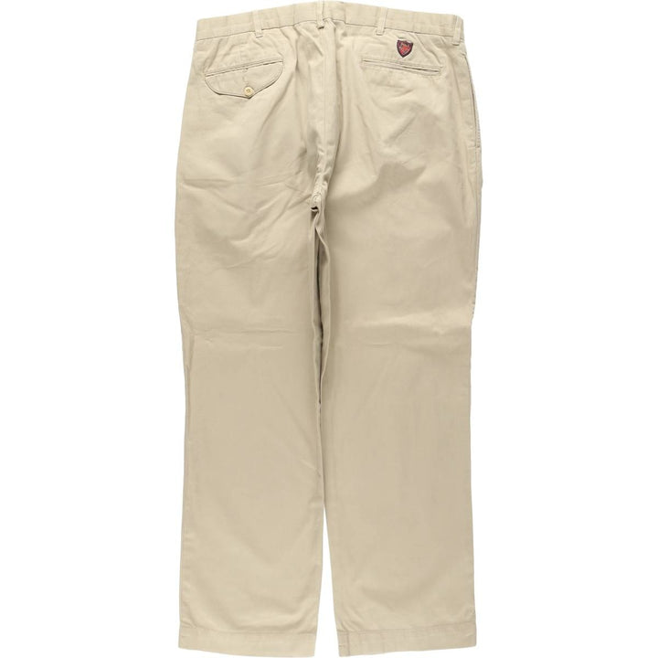 Ralph Lauren POLO GOLF Fairway Fit Pants, two-pleat chino pants, men's size W37 (approx.) cotton Beige type Vintage Second Hand