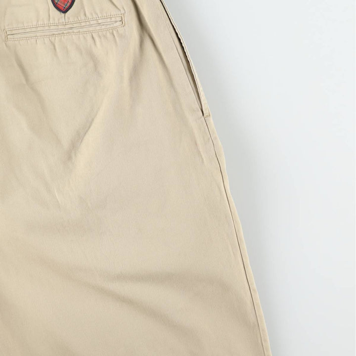 Ralph Lauren POLO GOLF Fairway Fit Pants, two-pleat chino pants, men's size W37 (approx.) cotton Beige type Vintage Second Hand