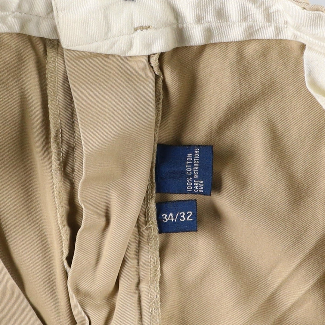 Ralph Lauren POLO by Ralph Lauren Chino Pants Men's W35 equivalent cotton Beige type Vintage Second Hand