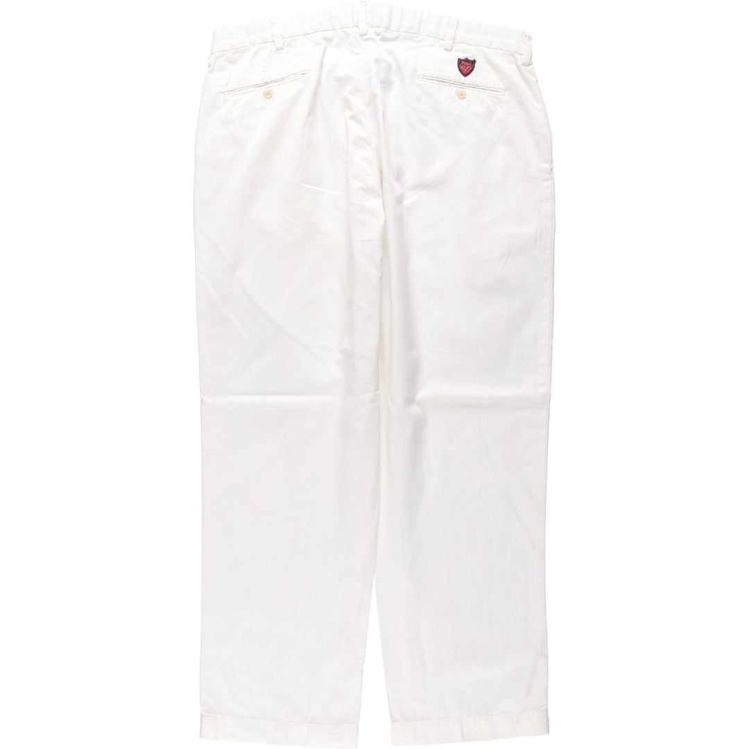 Ralph Lauren POLO GOLF Chino Pants, Men's Size W38 (approx.) cotton white type Vintage Second Hand
