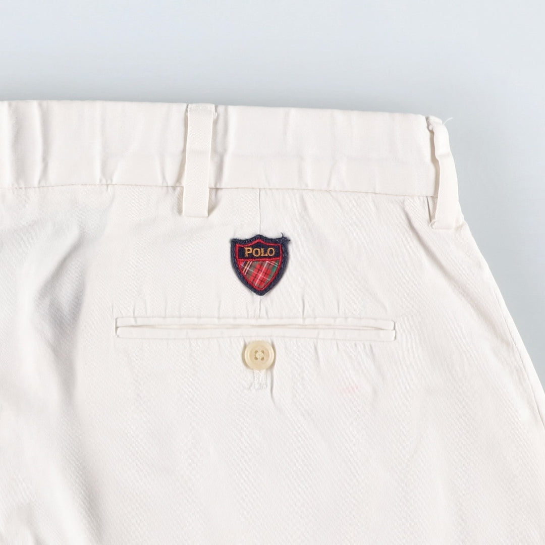Ralph Lauren POLO GOLF Chino Pants, Men's Size W38 (approx.) cotton white type Vintage Second Hand