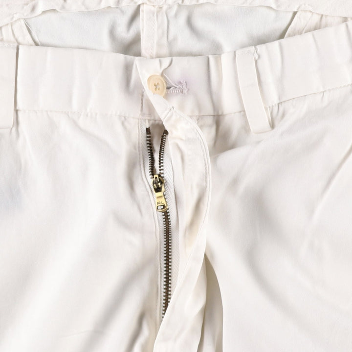 Ralph Lauren POLO GOLF Chino Pants, Men's Size W38 (approx.) cotton white type Vintage Second Hand