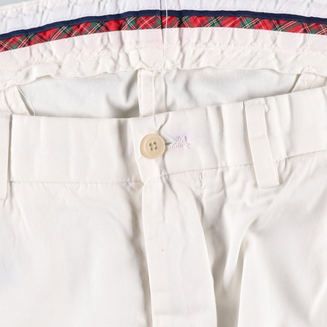 Ralph Lauren POLO GOLF Chino Pants, Men's Size W38 (approx.) cotton white type Vintage Second Hand