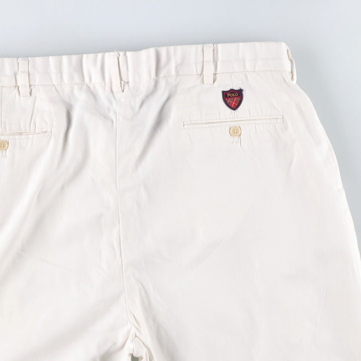 Ralph Lauren POLO GOLF Chino Pants, Men's Size W38 (approx.) cotton white type Vintage Second Hand